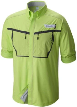 Columbia Force 12 ZERO Mens Long Sleeve Woven Shirt -Shimano Store columbia 1707751 force 12 zero mens long sleeve woven shirt 82692.1650826953