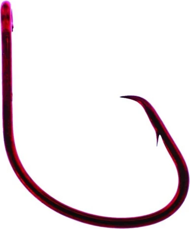 Daiichi D84Z Light Circlechunk Circle Hooks - Bleeding Bait Red 3 Daiichi D84Z Light Circlechunk Circle Hooks - Bleeding Bait Red