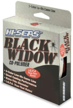 Hi-Seas Black Widow I.G.F.A. Micro-Thin Camo Line 300 Yd. Spool