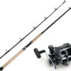 Shimano/TD Fluke/Flounder Combo -Shimano Store shimano trn100g triton graphite levelwind reel tackledirect tdssc701mht silver hook rod combo 34576.1651002630.386.513