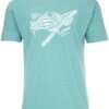 Simms Grim Reeler T-Shirt - Oil Blue Heather - Large -Shimano Store simms grim reeler t shirt oil blue heather l 35933.1665206879.386.513