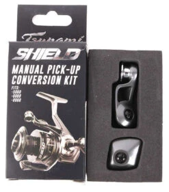 Tsunami TSSHD-BLSKIT Shield Manual Bail Conversion Kit -Shimano Store tsunami tsshd blskit shield manual bail conversion kit 36200.1651332648